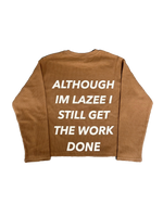 Brown Waffle Knit