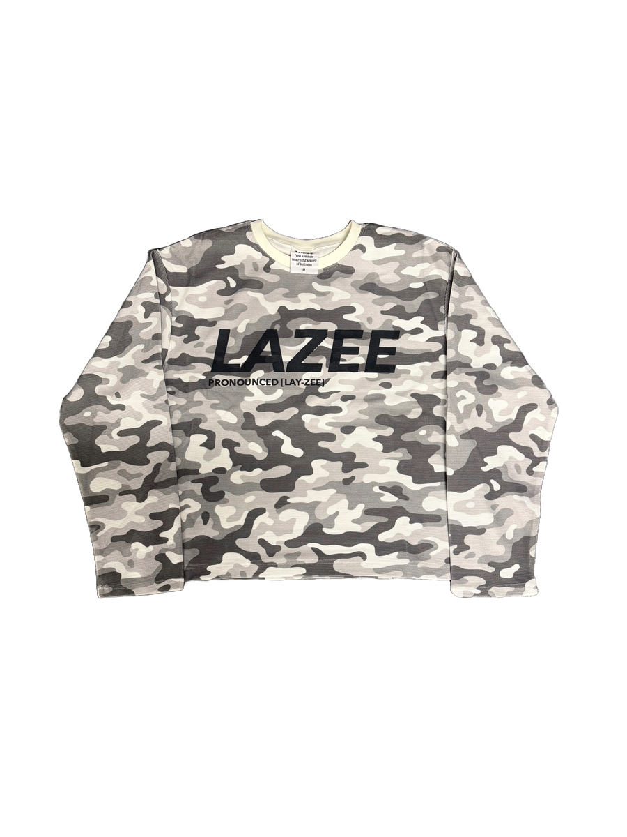 Snow Camo Waffle Knit